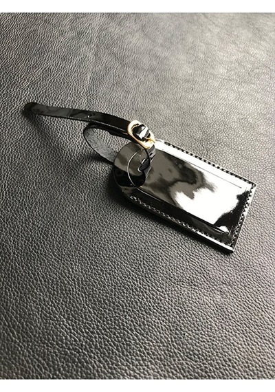 Vip Gift Karl Bagaj Isimlik Valiz Bavul Etiketi Hakiki Deri Çok Renkli