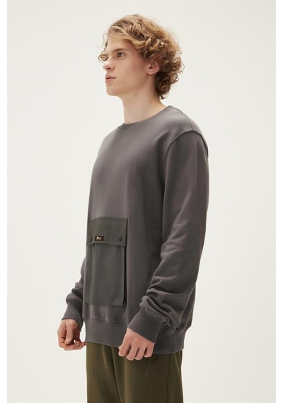Bad Bear 22.02.12.017-c118 Kangaroo Erkek Sweatshirt Siyah