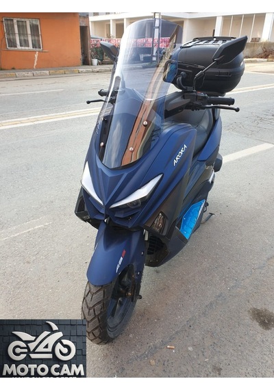 Motocam Arora Max T Ön Cam 2022-2026 Model 55cm Füme Renkli 4mm Kısa