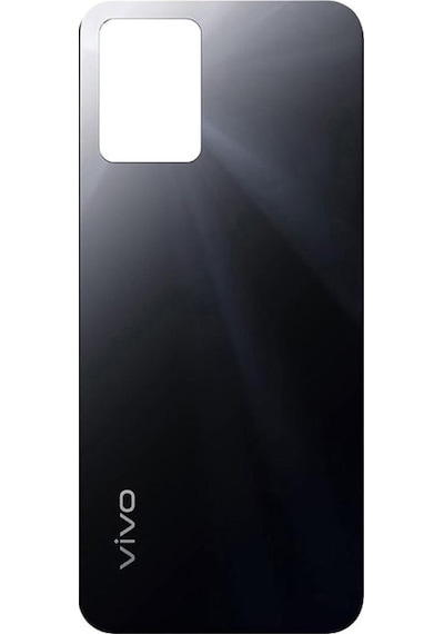 Vivo Y33s Siyah Arka Kapak Batarya Kapağı Pil Kapağı Siyah