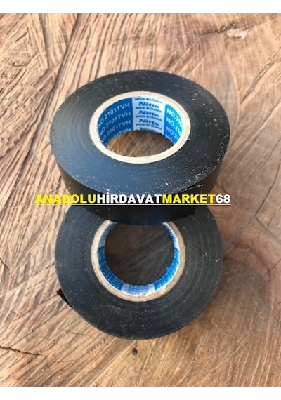 Nitto İzole Bandı Elektrik Bandı 40Mt Kanal Bant Siyah 2Ad