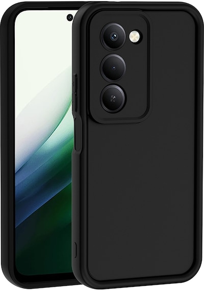 Xiaomi Redmi 15 Kılıf Kamera Korumalı Ananas Silikon Kapak Siyah