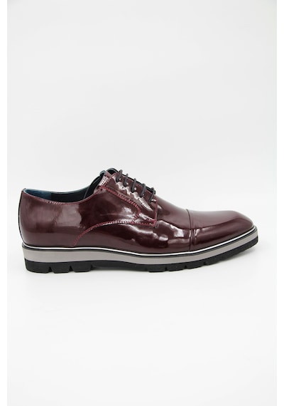 Luciano Bellini E606 Erkek Rugan Ayakkabı - Bordo-bordo