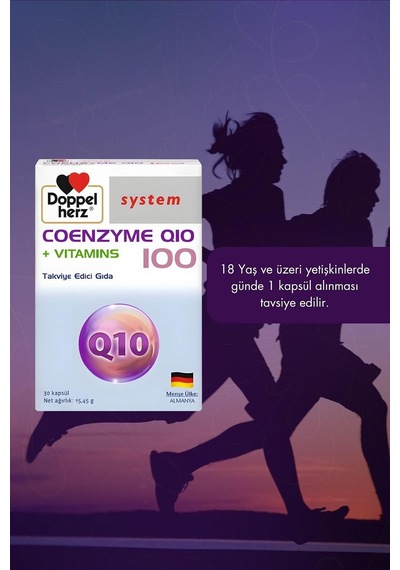 Doppel Herz Koenzim Q10 + Vitamins 100 Mg, 30 Kapsül