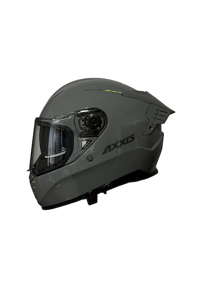 Axxis Hawk Sv Evo Solıd A12 Kapalı Motosiklet Kaskı Parlak Gri
