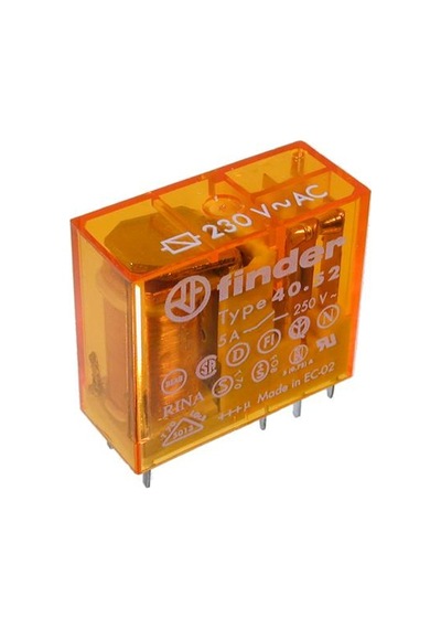 Endüstriyel Röle 2 Kontak 220 V Ac Bobinli Finder 40.52