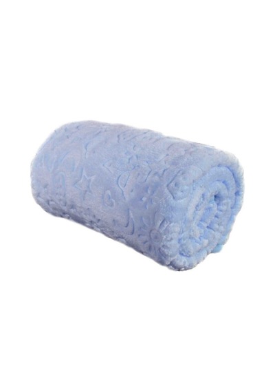 Bahar   Bebek Beyaz Peluş Bebek Battaniyesi 100X120