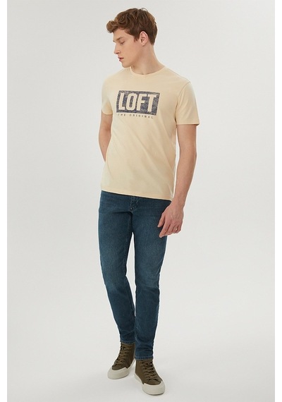 Loft Erkek Tişört Bej