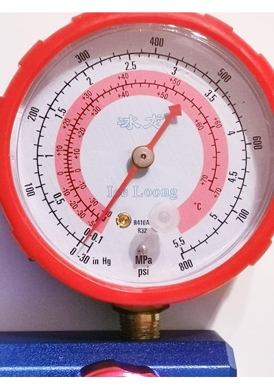 Ikili Manifold Gaz Saati Seti R32 R410 + 3 Adet Hortum Takımı - 546630355