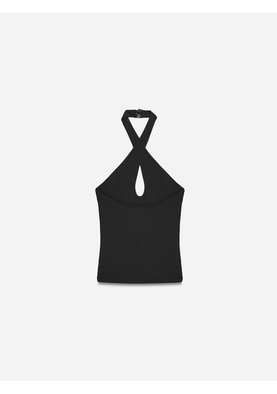 DİLVİN 21267 Halter Top-siyah