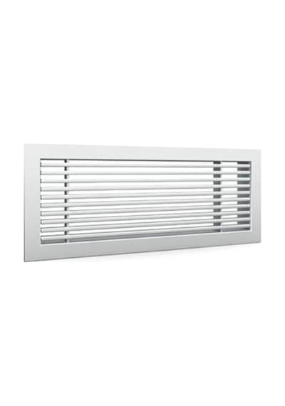 RENUZU Lineer Alüminyum Menfez, 50 X15 Şömine Menfezi, Beyaz Menf