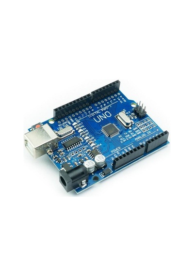 Arduino Uno R3 SMD CH340 Chip - Çift Kristal (USB Kablo Dahil)