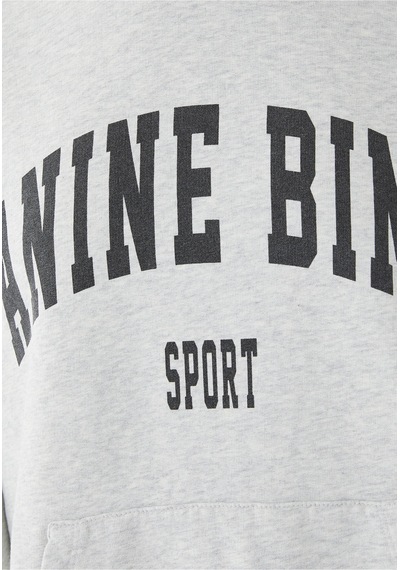 Anine Bing Oversized Pamuklu Sweatshirt Gri Ürün Kodu 013390