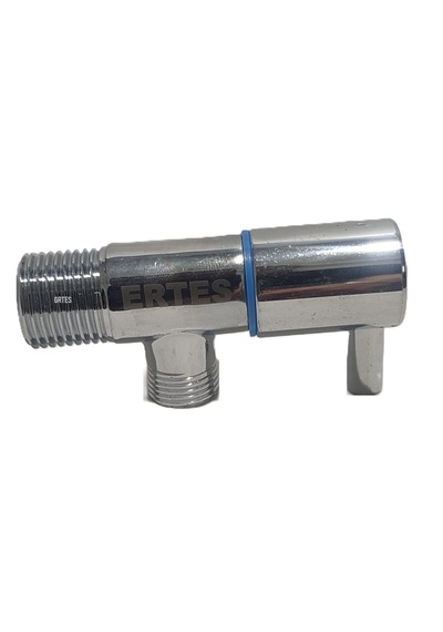 Ertes 1/2 x 3/8" Aç Kapa Taharet Musluğu 2'li Krom