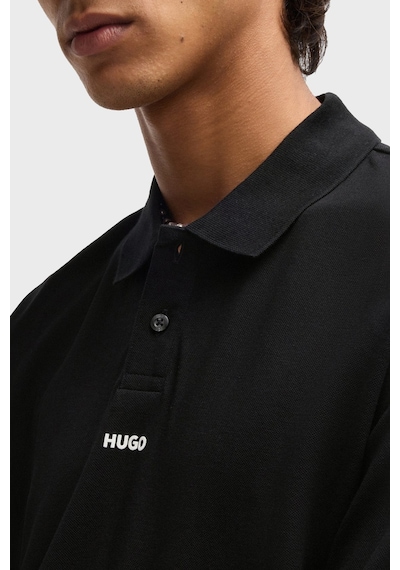 Hugo Erkek Polo Yaka T Shirt 50493206 001 Siyah Siyah