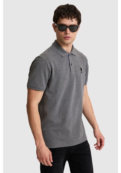 U.S. Polo Assn. U.s. Polo Assn. Erkek Antrasit Melanj Tişört Basic 50322314-vr081