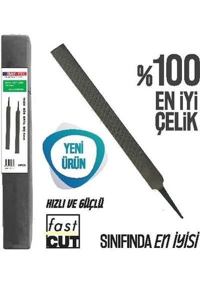 Bay-Tec Yassı Eğe Orta Diş 8 Mm 1 Adet