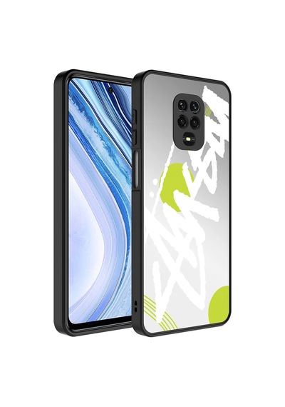 Xiaomi Uyumlu Redmi Note 9 Pro Kılıf Aynalı Desenli Kamera Korumalı Parlak Zore Mirror Kapak