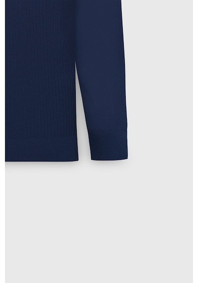 AC&Co / Altınyıldız Classics Erkek Lacı Standart Fit Normal Kesim Bisiklet Yaka Jakarlı Triko Kazak Lacı