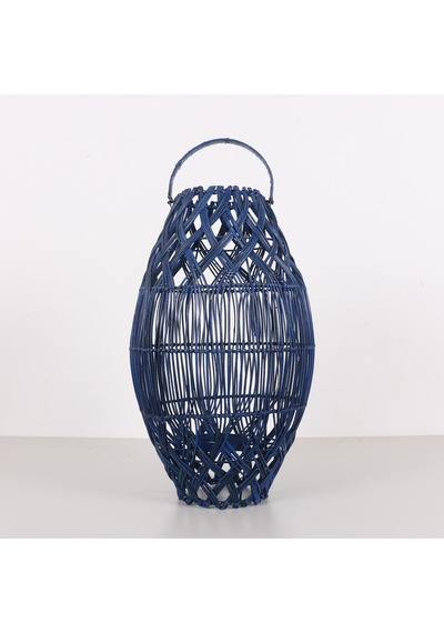 Seher Mavi Rattan Mumluk 30x50x60 Cm Mavi
