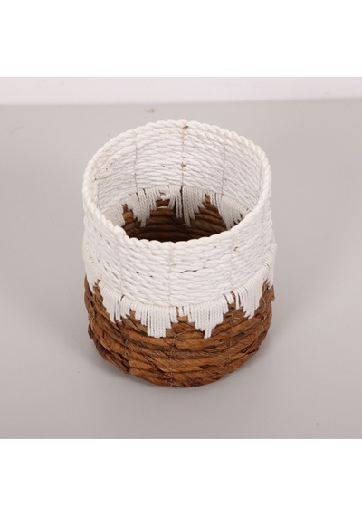 Didim Doğal Abaka 15x16 Cm Saksılık & Saklama Düzenleme Beyaz