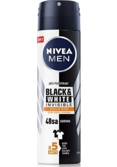 Nıvea Men Black & White Invısıble Güçlü Etki Erkek Sprey