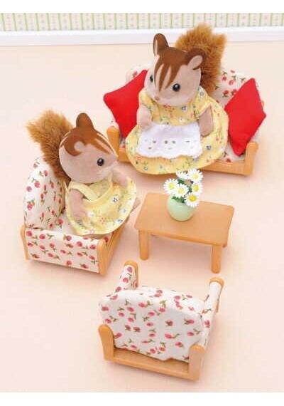 Sylvanian Families 3 Parça Koltuk Seti Ve Orta Sehpa-4464 4464