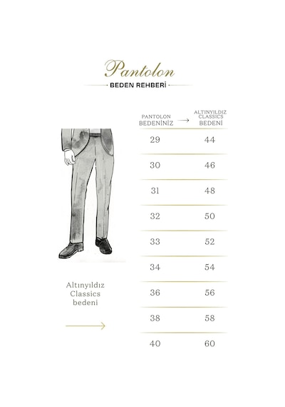 Ac&Co / Altınyıldız Classics Slim Fit Pamuklu Esnek Chino Erkek Pantolon - Siyah