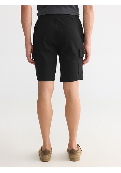 Lcwaıkıkı Classic Siyah Regular Fit Erkek Kargo Şort