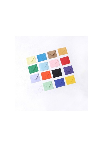 Bimotif Minik Zarf, 7x9 Cm 25 Adet Beyaz