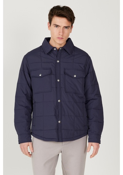 AC&Co / Altınyıldız Classics Erkek Lacı Standart Fit Normal Kesim Gömlek Yaka Mont Lacı AC&Co / Altınyıldız Classics Erkek Lacı Standart Fit Normal Kesim Gömlek Yaka Mont Lacı