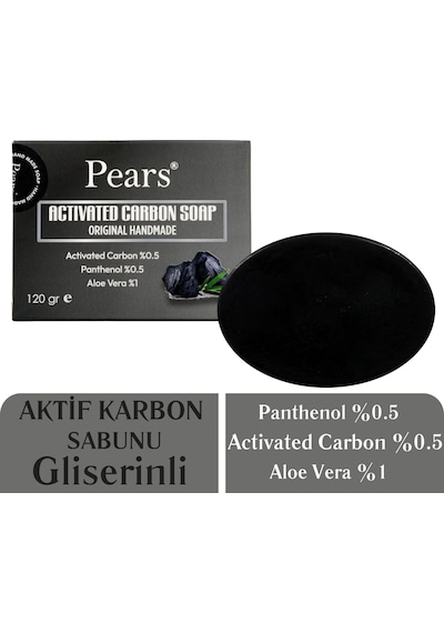 Pears Gliserinli Aktif Karbon Sabunu 120 G