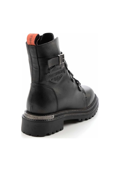 Harley Davidson Black Hakiki Deri Kadın Bot & Bootie Hd0777003003 Black