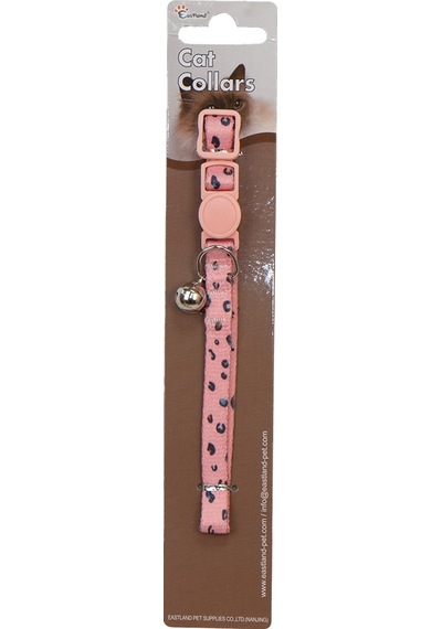 Muratech Eastland Klipsli Leopar Baskılı Kedi Tasması 22-30