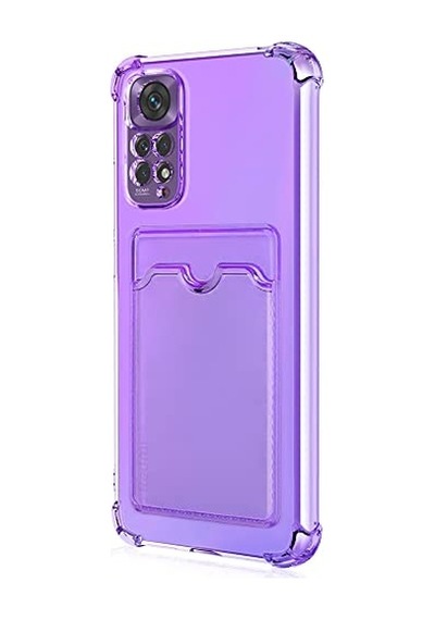 Için Card Slot Kılıf Lila 11 İle Uyumlu Kılıf - Lila Diğer