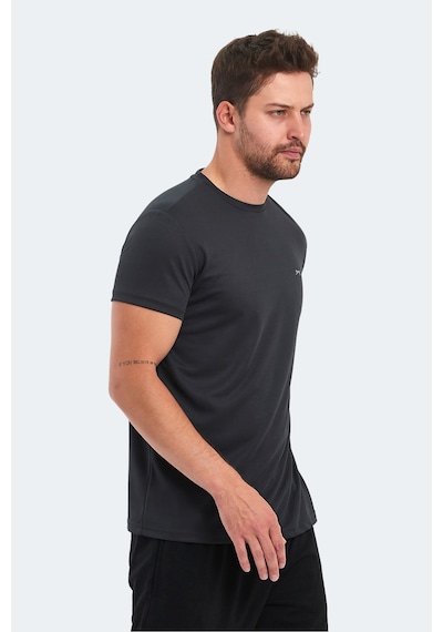 Slazenger OMAR KTN Erkek  Siyah Tişört