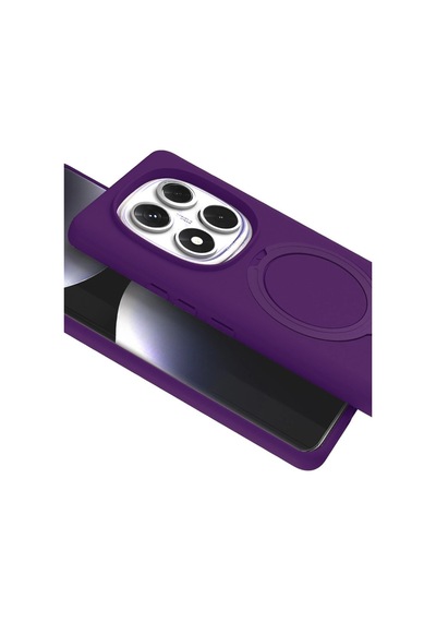 Redmi Note 14 Pro 5g Regal Magsafe Standlı Kapak - Derin Mor İtdark50443