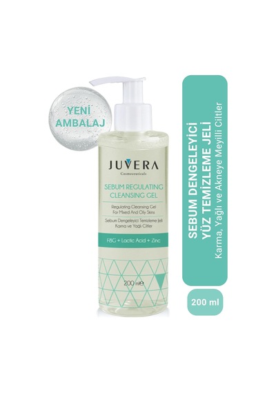 Lexroo Sebum Regulating Gel Yağlı Ve Akneye Eğilimli Ciltler İçin Temizleme Jeli 200 Ml