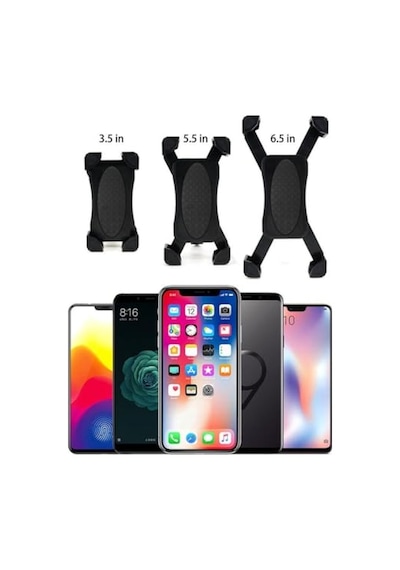 Pro 360 Rotasyon Motosiklet Telefon Tutucu, Bisiklet Telefon Tutacağı, Evrensel Tasarım 4-7.0 İnç Telefonlar , Ay