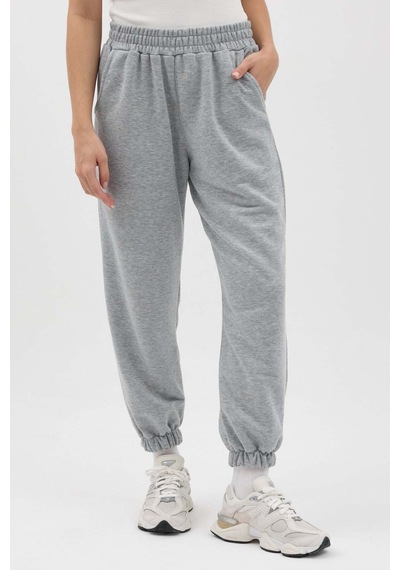 Buly Cozy Beli Lastikli Jogger Eşofman Altı Grimelanj
