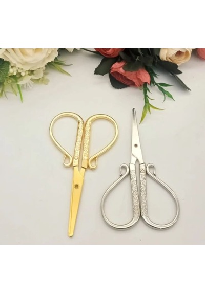 Nişan Söz Ve Nikah Malzemeleri Gold Ve Gumuş Tumbl Makas