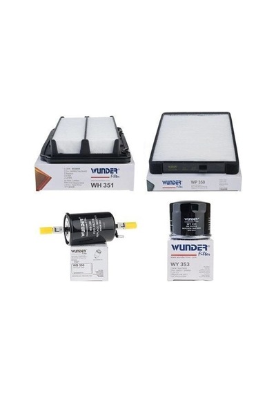 Chevrolet / Kalos 1.4 1.6 16 Valf Periyodik Filtre Seti Wunder Ma