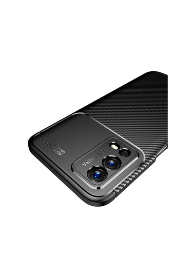 Oppo A55 4g Kılıf Karbon Görünümlü Silikon Kamera Korumalı Üstün Koruma Pazarplus Lacivert