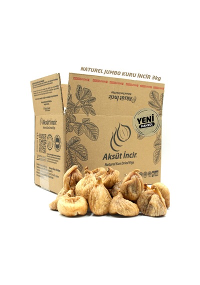 Naturel Jumbo Kuru İncir 3kg 3 KG