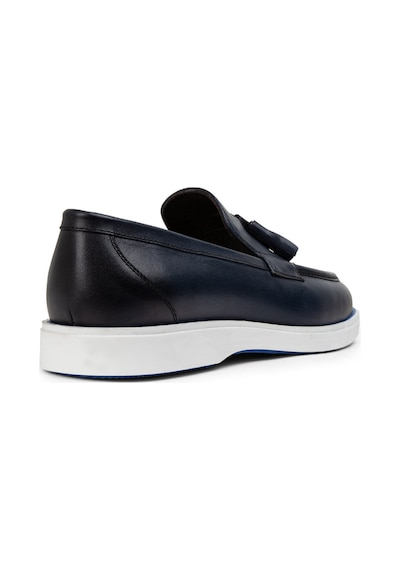 Deery Hakiki Deri Mavi Erkek Loafer Ayakkabı - 01958mmvıc01 Mavi