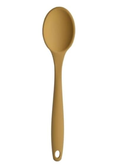 Silikon Büyük Boy Kaşık Seti, Yanmaz Yapışmaz, Çok Renkli - Mavi, Sarı, Kırmızı, Antrasit - 27 Cm, 4 Adet Set, Bpa Free