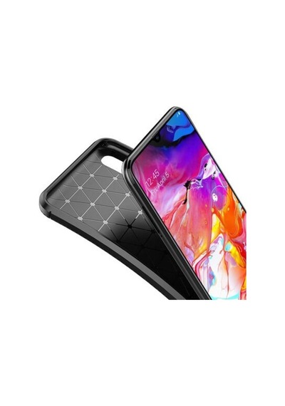 Samsung Galaxy Uyumlu A70 Karbon Görünüm Negro Silikon Kilif 545283881