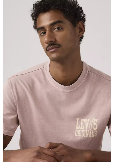Levi's Erkek Grafik Desenli Vintage Kesim Tişört - A9440-0020 Pembe