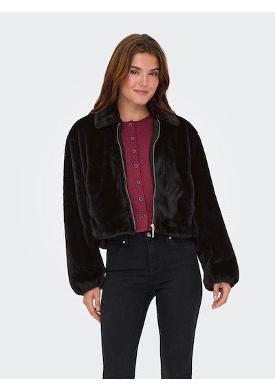 Only Onldana Faux Fur Siyah Kadın Mont 15348987