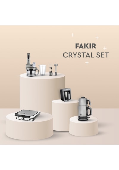 Fakir Quadro Blender + Temper Çay Makinesi + Steel Kaave Türk Kahve Makinesi +  N-Joy Tost Makinesi Çeyiz Seti